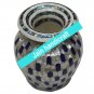 12" marble vase pot  flower home decor inlay malachite