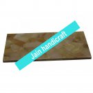 12"x18" White Marble tray  Kitchen Cheese Board Inlay malachite Gemstones