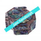 Marvelous Marble Lapis Inlay stone Tea Coffee Coaster Set Kitchen Home Decor