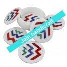Marvelous Marble Lapis Inlay stone Tea Coffee Coaster Set Kitchen Home Decor
