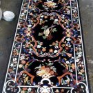 6'x3' coffee corner dining marble inlay stone table top use room and decor wall malachite