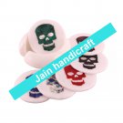 Marvelous Marble Lapis Inlay stone Tea Coffee Coaster Set Kitchen Home Decor