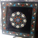 3'x3' MARBLE DINING COFFEE TABLE CENTER TOP INLAY FINE WORK MOSAIC DECOR