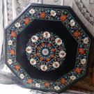 30" MARBLE DINING COFFEE TABLE CENTER TOP INLAY FINE WORK MOSAIC DECOR
