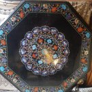 3'x3' MARBLE DINING COFFEE TABLE CENTER TOP INLAY FINE WORK MOSAIC DECOR