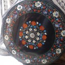 3'x3' MARBLE DINING COFFEE TABLE CENTER TOP INLAY FINE WORK MOSAIC DECOR