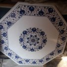 30" MARBLE DINING COFFEE TABLE CENTER TOP INLAY FINE WORK MOSAIC DECOR