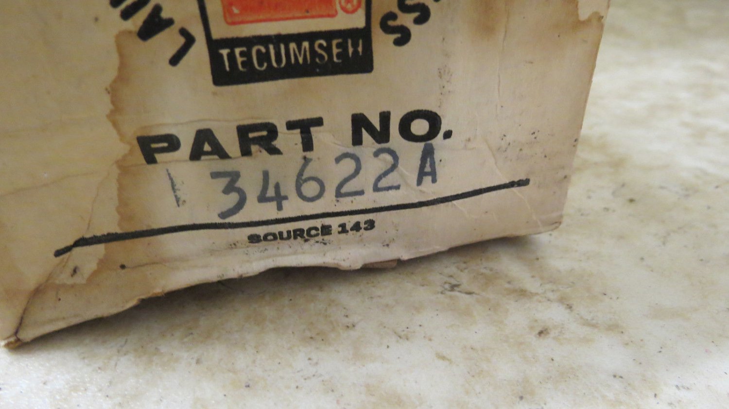 NOS OEM Tecumseh Muffler - Old Stock / Original Part 34622A