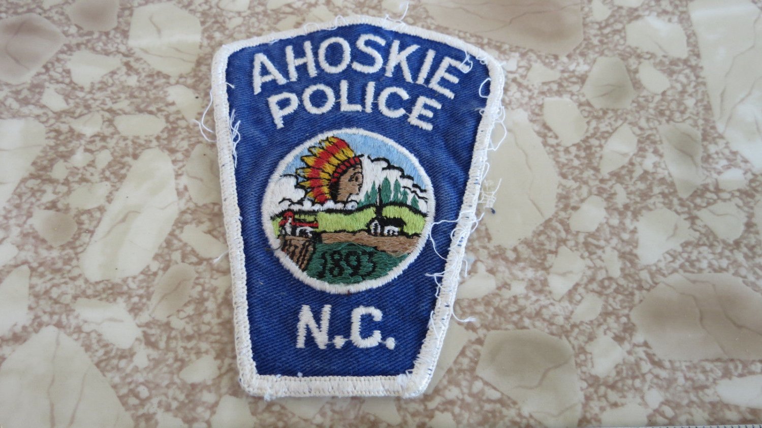 Vintage Ahoskie NC Police Patch Hat Clothing Jacket p293