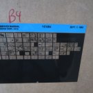 YAMAHA MICROFICHE PARTS LOOK UP CARD YAMAHA YZ125J YZ 125 J B3