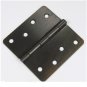 Oil Rubbed Bronze 4" Hinge with screws. 1/4" radius US10B