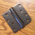 4" Oil Rubbed Bronze adjustable spring hinge Square x 5/8" radius corners