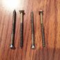 Antique Brass Flat Head # 9 x 2 1/4" wood screws