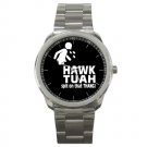 HAWK TUAH Spit On That THANG Unisex Metal Watch HAWK TUAH Spit On That THANG Unisex Metal Watch