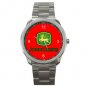 John Deere Red Logo Sport Unisex Metal Watch