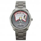 Harley Davidson And The Marlboro Man Logo Unisex Metal Watch Harley Davidson And The Marlboro Man Logo Unisex Metal Watch