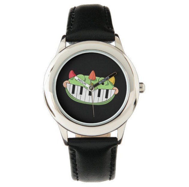 Pianosaurusrex Black Dial Watch