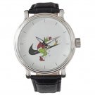 Grinch Christmas, Grinch For Christmas Leather Watch