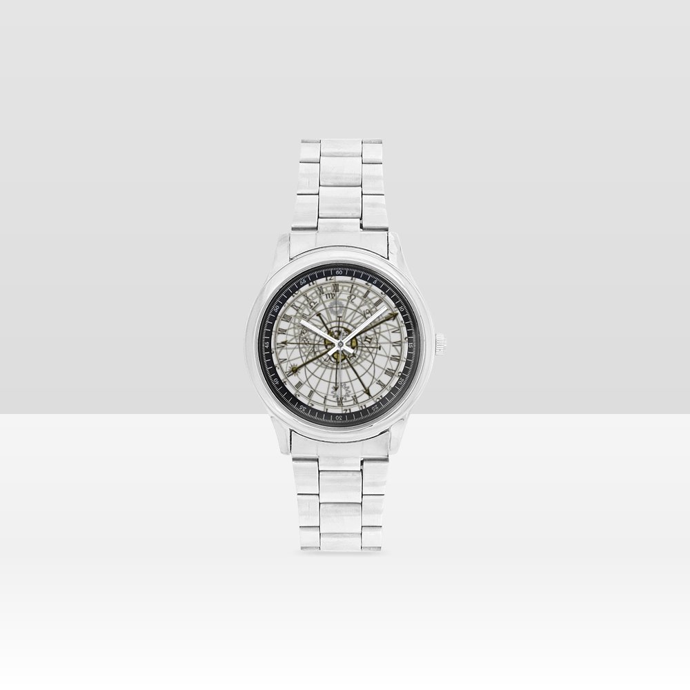 Astronomical Stainless Steel Watch