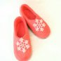 Felted slippers Wool shoes Felt slippers House shoes US9 Womens Warm Home shoes