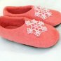 Felted slippers Wool shoes Felt slippers House shoes US9 Womens Warm Home shoes