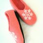 Felted slippers Wool shoes Felt slippers House shoes US9 Womens Warm Home shoes