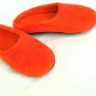 Felted slippers Handmade Handcraft US 8 Womens Warm Slippers Home shoes Brown