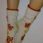100% Women Wool Felted Home Socks US 8-10 Boots Woman Very Thick Winter Socken