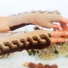 100% Alpaca Fingerless Gloves * Women fingerles *Antiallergic * Handmade