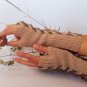 100% Alpaca Fingerless Gloves * Women fingerles *Antiallergic * Handmade
