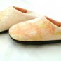 Art Wool slippers for women US 7.5 * Handmade house shoes