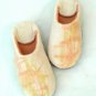 Art Wool slippers for women US 7.5 * Handmade house shoes