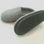 US 6.5 Unisex Boiled wool slippers * Grey Felt slippers * Handmade house shoes