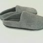 US 6.5 Unisex Boiled wool slippers * Grey Felt slippers * Handmade house shoes