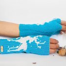 Alpaca Fingerless Gloves * mohair * Women fingerless *Antiallergic * Handmade