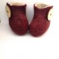 Felt Baby booties * Handmade shoes * 18-24 months* Winter shoes * Unisex baby