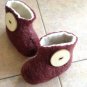 Felt Baby booties * Handmade shoes * 18-24 months* Winter shoes * Unisex baby