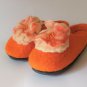 US 7.5 Felted slippers Handmade slippers *Womens Winter slippers Wool Home shoes