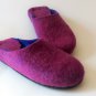 Wool felt slippers US 9 * Felted Winter Mens Slippers * Handmade house shoes