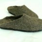 US 11 Mens -Unpainted felt slippers * Felted Winter Mens Slippers * Handmade
