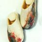 US 10 Woman Wool Felt slippers * Handmade house shoes * Art