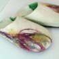 US 5.5 Felted wool slippers Handmade * Warm Home shoes Winter slippers