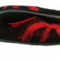 US10.5 Felt slippers for women * Handmade house shoes * Black and Red