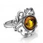 Amber ring * 925 sterling silver * stamped * Natural Baltic amber