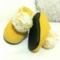 US 6.5 Pom Pom slippers * Wool slippers * Handmade house shoes