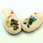 Owl Felted wool slippers Handmade US 5.5 Warm Home shoes Winter slippers