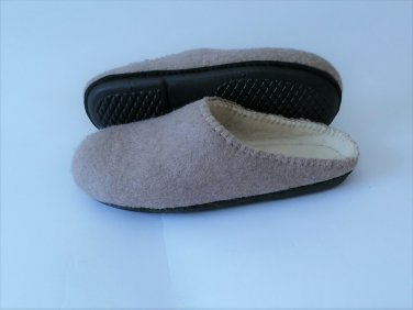 USmen 8 *Wool felt slippers * Felted Winter Mens Slippers * Handmade house shoes
