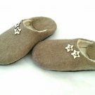 US 5.5 Winter slippers * Wool slippers for women * Handmade house shoes