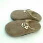 US 5.5 Winter slippers * Wool slippers for women * Handmade house shoes