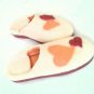 US10 Women Felt slippers * Handmade house shoes * Felted mules * Hearts